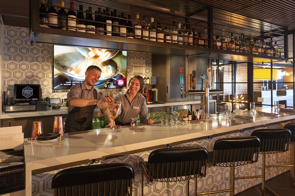 urban steel full service bar