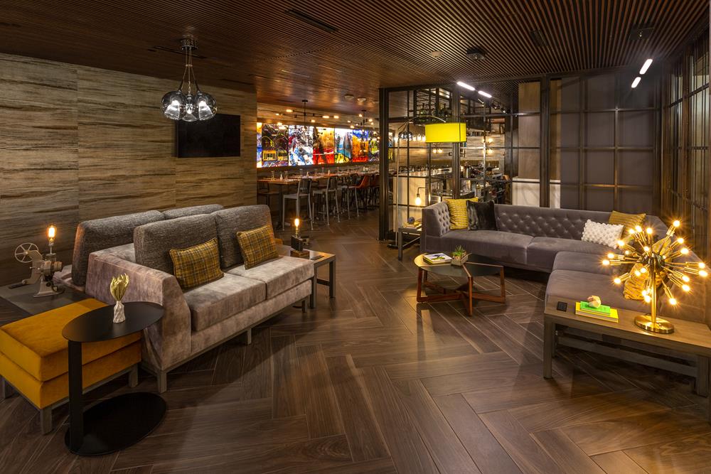 urban steel kitchen lobby